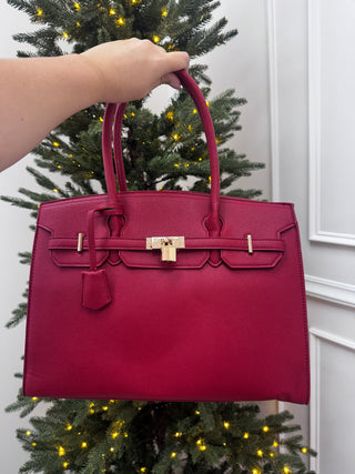 DOORBUSTER: The Emilia Tote Set - Red