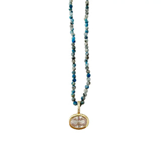 Bella Beaded Necklace - Teal