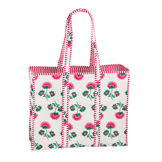 Peony Block Print Tote