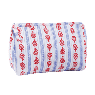 Americana Printed Quilted Case - White