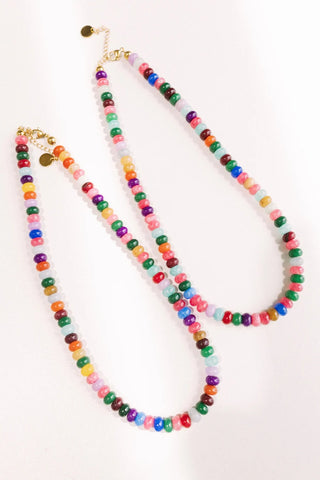 Wendy Beaded Necklace - Rainbow