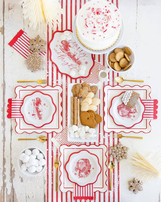 WNT1220 - Red Striped Table Runner