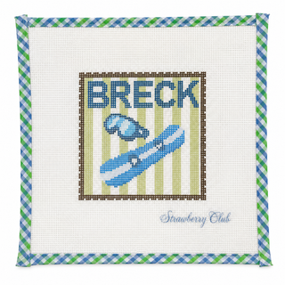 Breck Ski Stamp Canvas