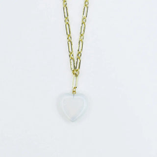 Treasure Jewels: Iridescent Heart Necklace