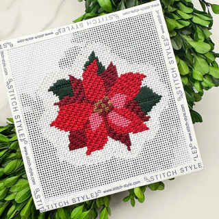 Christmas Poinsettia Canvas