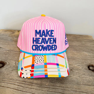 Make Heaven Crowded Striped Hat