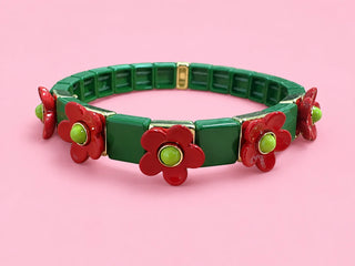 Poppy Poinsettia Bracelet