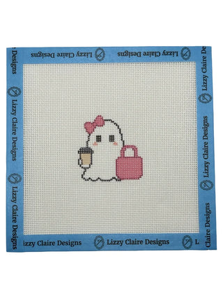 Boo-tique Shopper Ghost Canvas