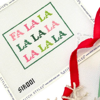 Sirsee: Fa La La Needlepoint Canvas