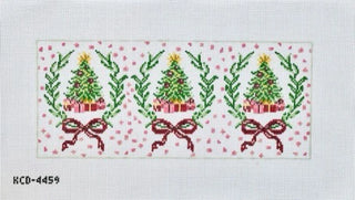 Christmas Trees Pillow Canvas