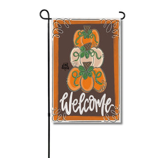 Dk Designs: Tan Pumpkin Stack Garden Glam