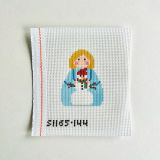 Snowman Angel Canvas