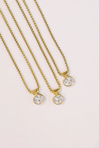 Camille Crystal Pendant Necklace