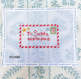 To Santa: North Pole Canvas - Pink