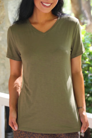 Basic Tee - Olive