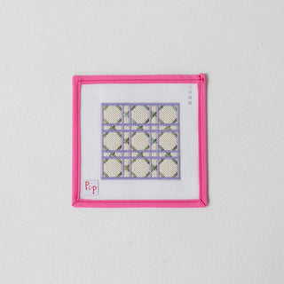 Lavender Cane Coaster
