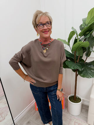 Cloud Nine Dolman Top - Sierra
