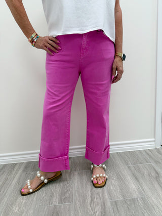 Mica Denim: High Rise Tummy Control - Pink