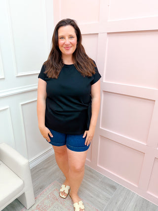 Simple Comfort Top - Black