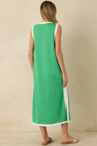 In Full Swing Dress - Green