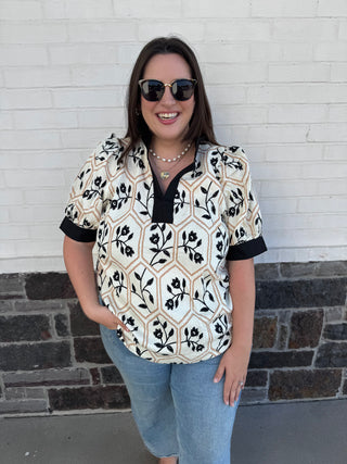 Darling Dawn Top- Black