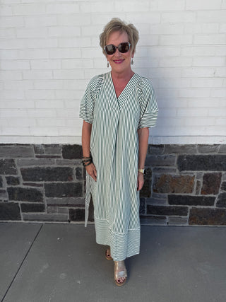 Autumn Stroll Dress - Green