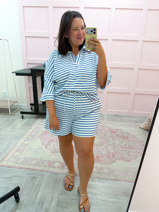 Swing Of Things Set - Navy Stripe