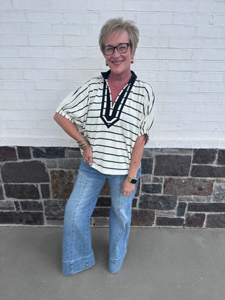 Effortless Lines Top - Cream