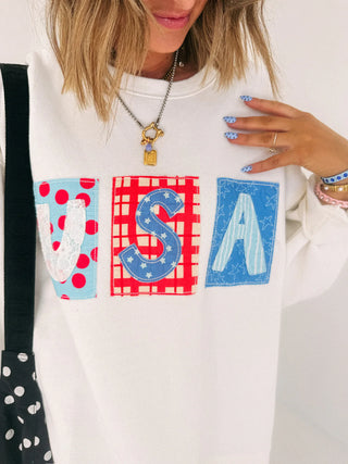 USA Patch Sweatshirt