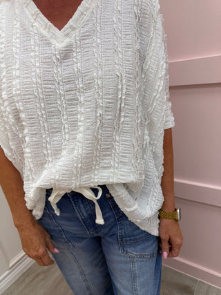 Delicate Lace Top - White