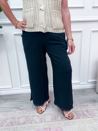 Amazing Day Wide Leg Pant - Black