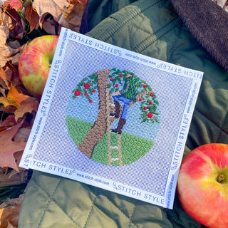 Apple Picking Canvas