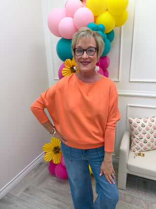 Cloud Nine Dolman - Tangerine