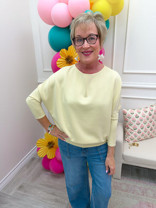 Cloud Nine Dolman - Lemonade