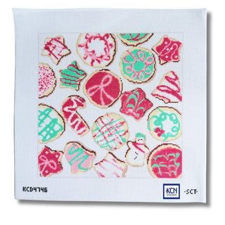 Christmas Cookie Tray Printed Canvas