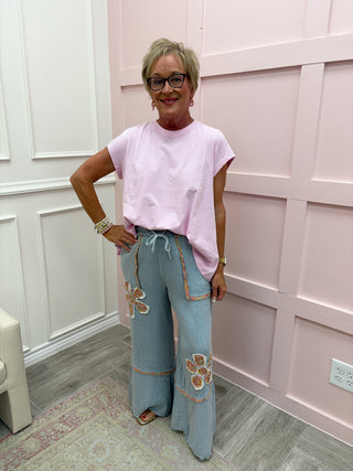 Lainey Tee - Cotton Pink