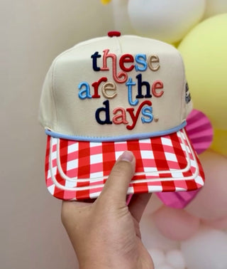 These Are The Days Gingham Hat