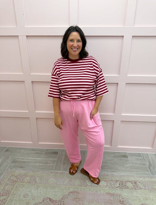 Cozy Comfort Pant - Pink
