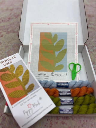 Botanical Leaf Needlepoint Kit