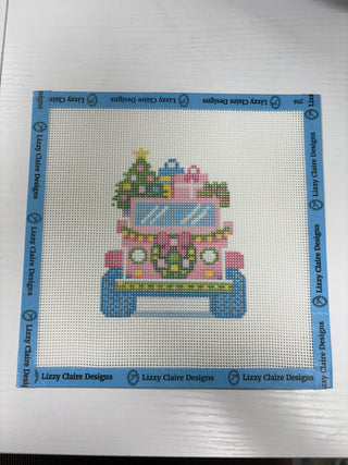 Happy Neighborhood Collection Christmas SUV Canvas