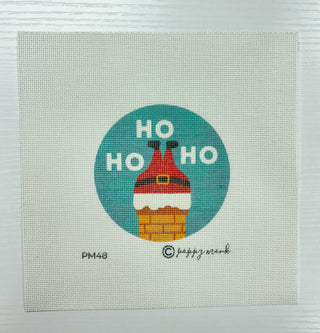 Ho Ho Ho Ornament Canvas