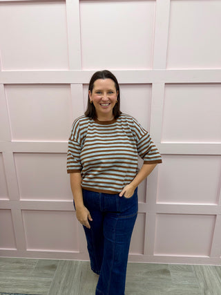 DOORBUSTER: Nora Tee - Brown