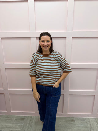 DOORBUSTER: Nora Tee - Brown