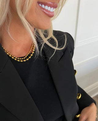 XL Gold Beaded Necklaces