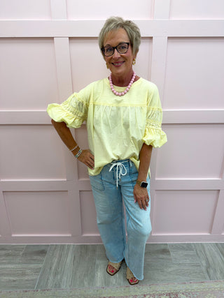 The Mimosa Top - Lemon