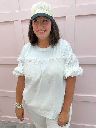 The Mimosa Top - White