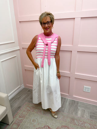 Pink Lemonade Midi Dress