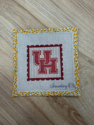 U of H Stamp Bag Tag Canvas