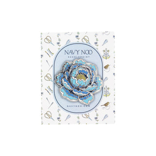 Blue Peony Needle Minder