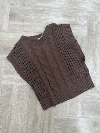 See You Soon Sweater - Chocolate